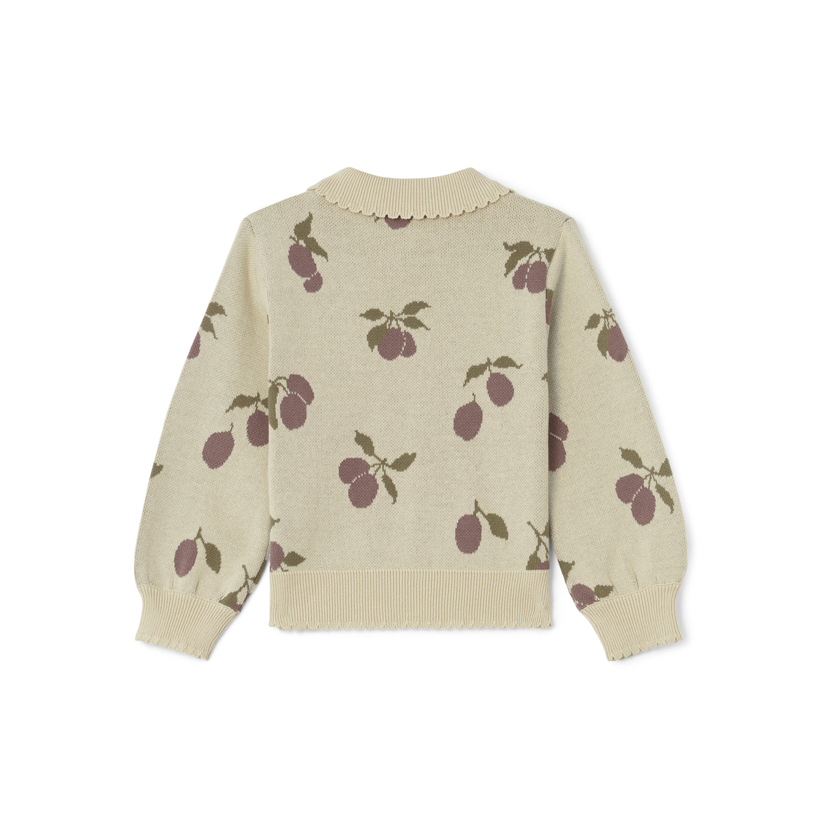 Garbo & Friends Prune Beige Knitted Cardigan – About Baby Shop®