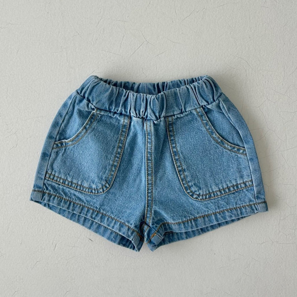 K Shop Kids Perfect Summer Denim Shorts Medium Wash Xs 1 2Y