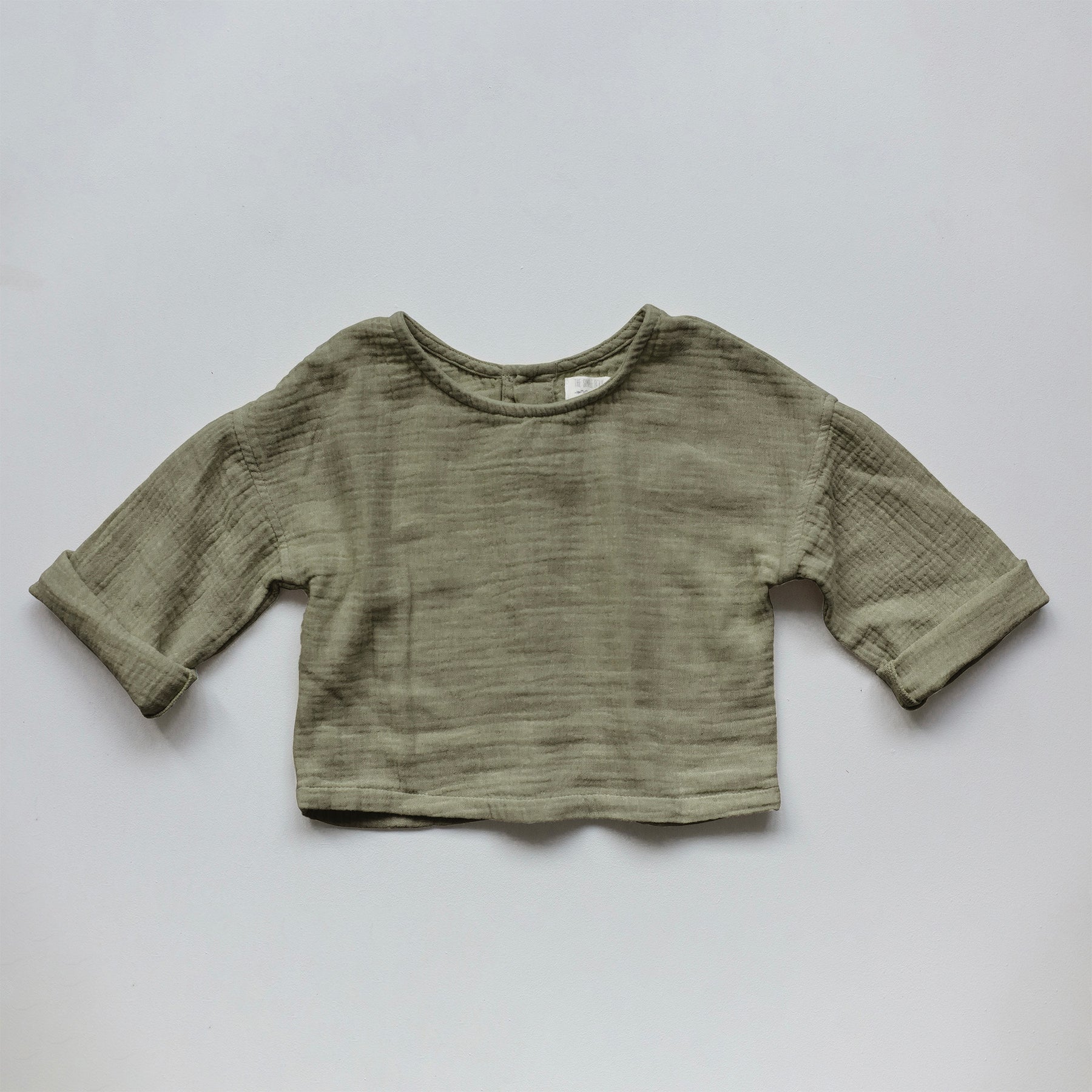 The Button Back Top - Sage – About Baby Shop®