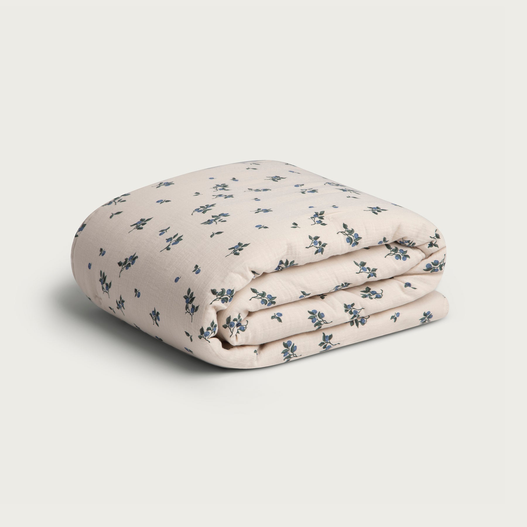 Garbo & Friends Muslin Filled Blanket - Blueberry – About Baby Shop®