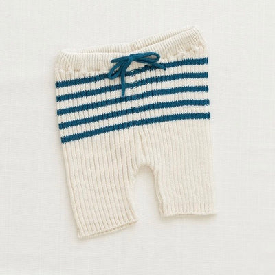 Fin and vince heritage knit short ocean stripes
